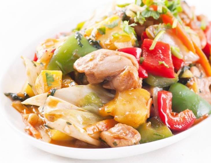 Süß-saures Hühnchen Süß-saures Hühnchen