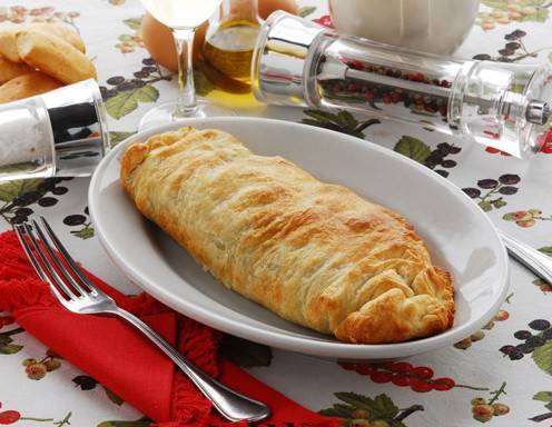 Hühnerbrust im Strudelbett