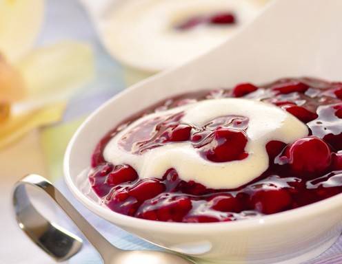 Weichsel-Topfen-Creme Rezept
