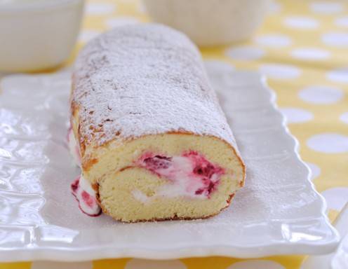 Himbeerroulade Rezept