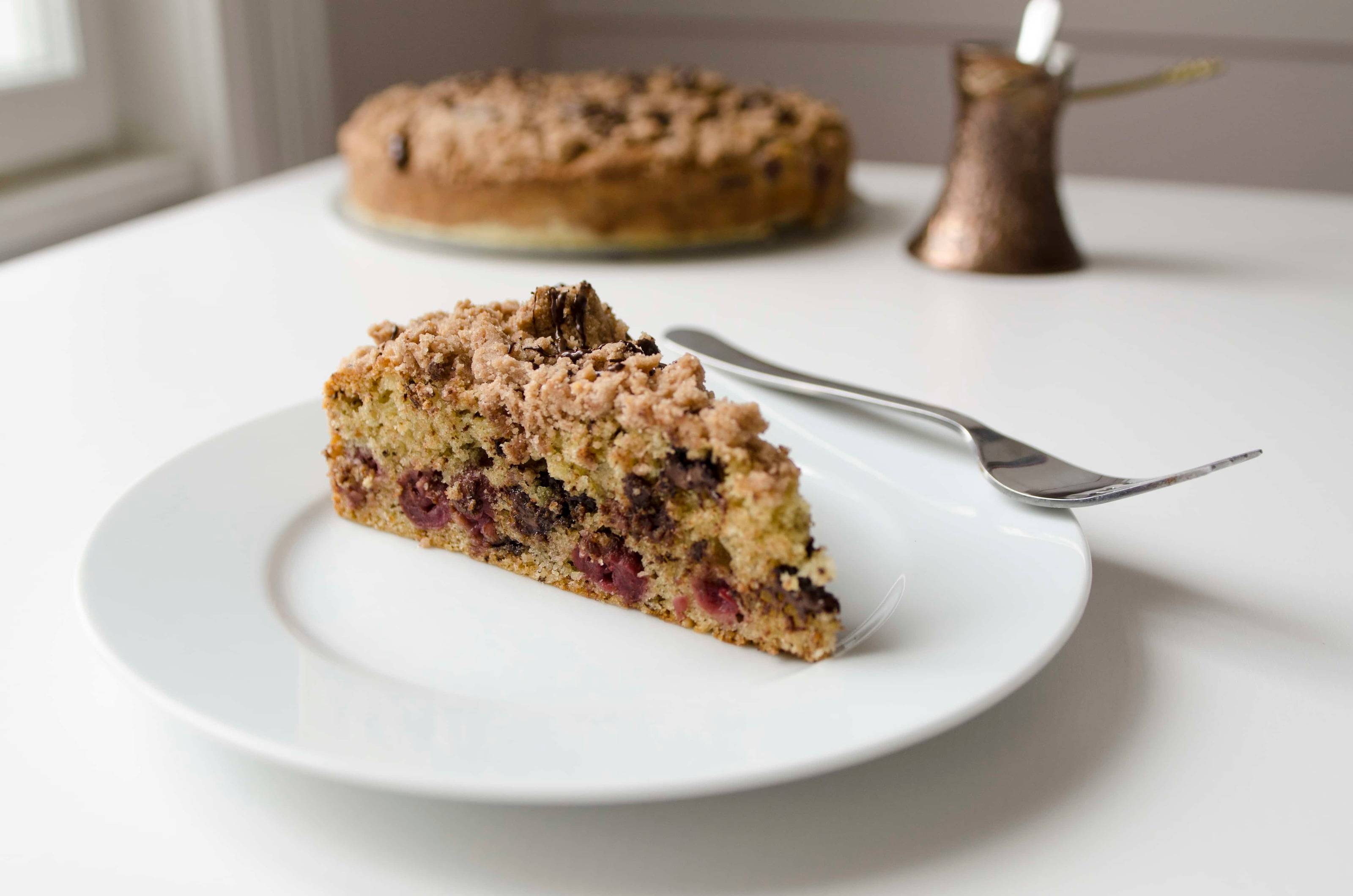 Kirschkuchen mit Schokolade Rezept