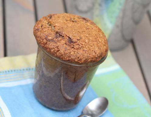 Bananensplit-Kuchen im Glas