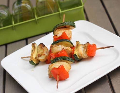 Pikante Hühnerspieße Rezept