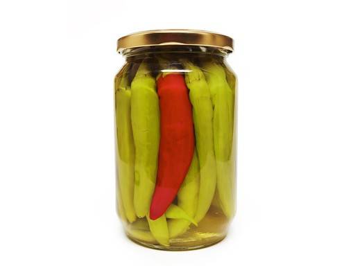 Eingelegte Pfefferoni