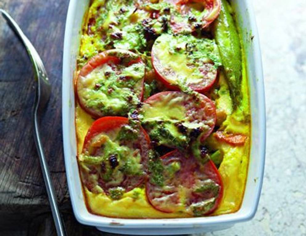 Kichererbsenauflauf mit Okraschoten Kichererbsenauflauf mit Okraschoten