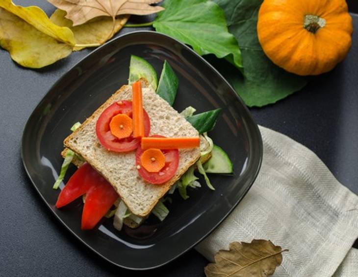 Halloween Gruselmonster Sandwich Halloween Gruselmonster Sandwich