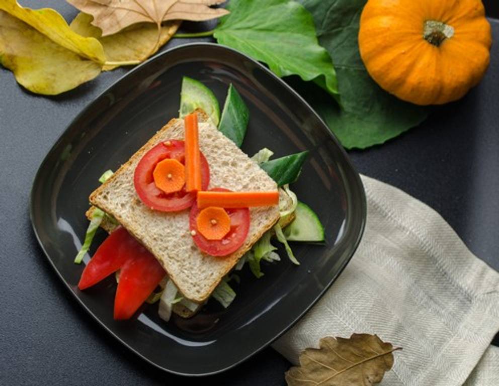 Halloween Gruselmonster Sandwich Halloween Gruselmonster Sandwich