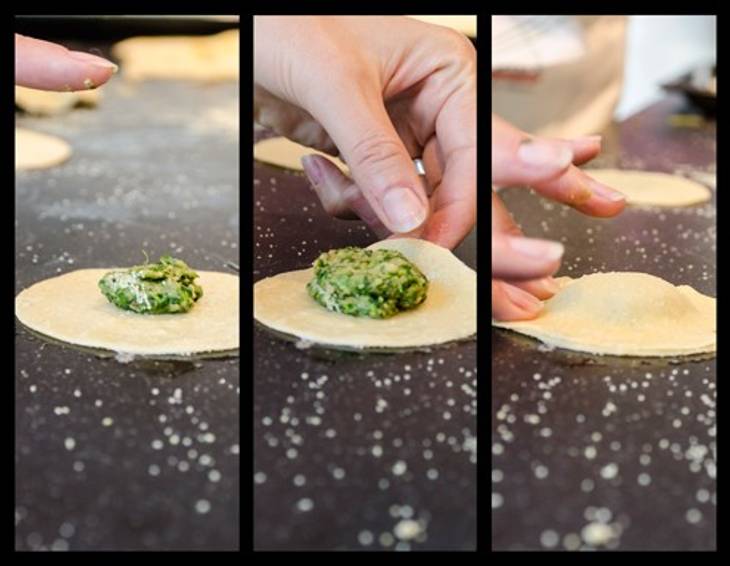 Mangold-Ravioli Mangold-Ravioli