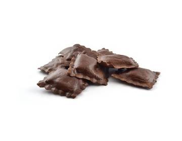 Schokoladenravioli mit Ricotta