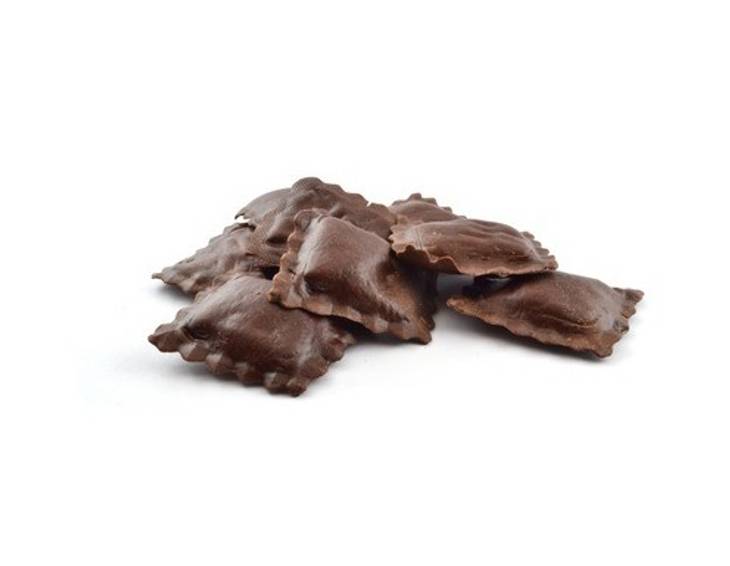 Schokoladenravioli mit Ricotta