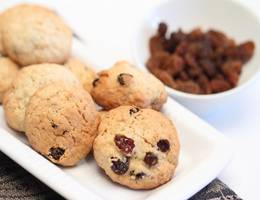 Rosinen-Haferflocken-Cookies