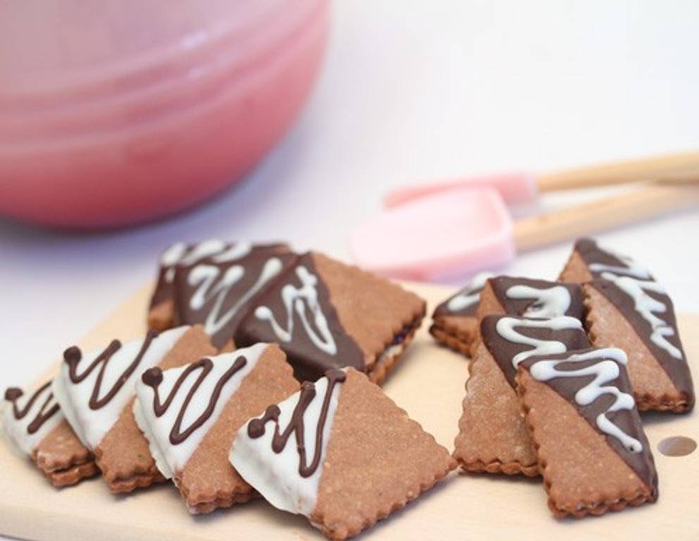 Schoko-Mandel-Kekse Schoko-Mandel-Kekse