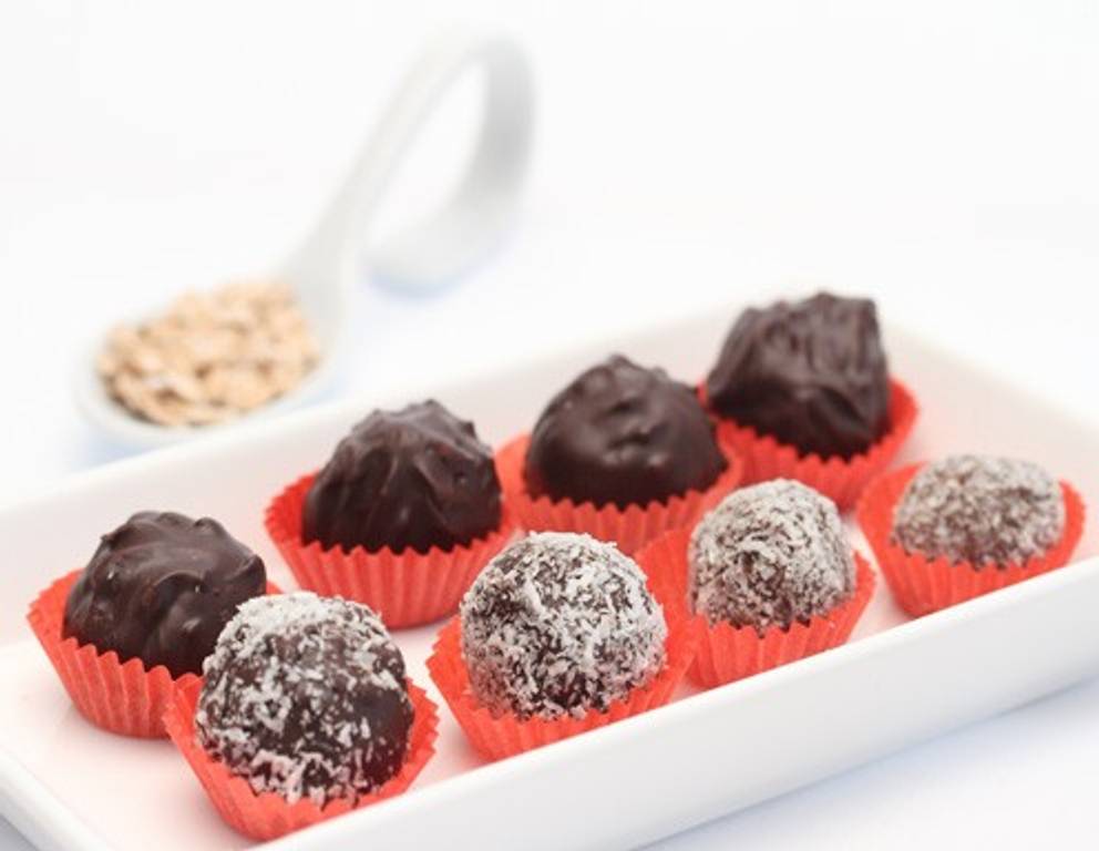 Schoko-Haferflocken-Kugerln Schoko-Haferflocken-Kugerln