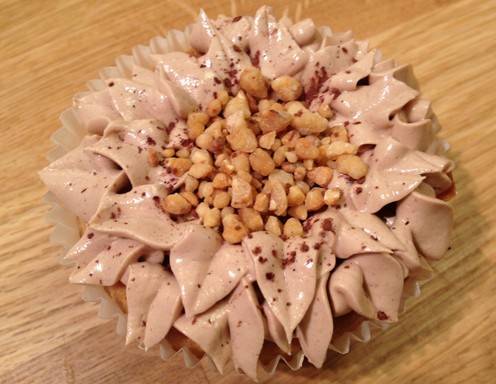 Buttercremetopping mit Kaffeegeschmack