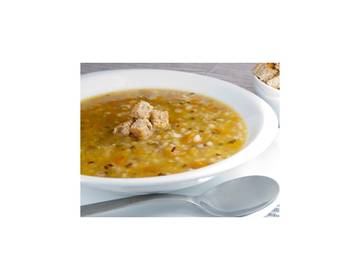 Breinsuppe mit einem Hühnel Breinsuppe mit einem Hühnel