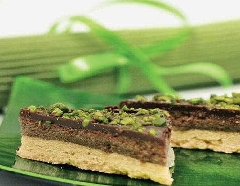 Schokoladedreiecke mit Kürbiskernen Rezept