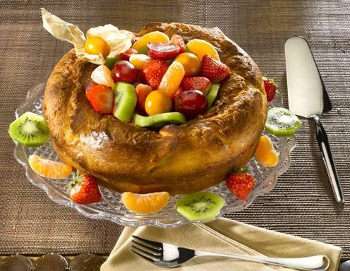 Savarin mit Früchten Rezept
