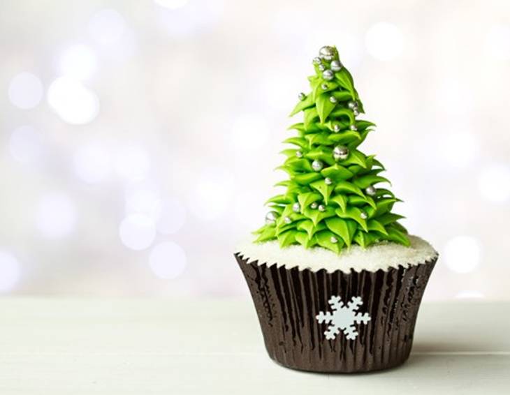 Weihnachtscupcakes