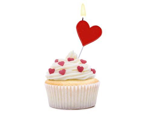 <p>Cupcakes mit Herz f&uuml;r Verliebte - zum Valentinstag, Hochzeitstag oder einfach nur zum "Hab dich lieb!"-Sagen.</p>