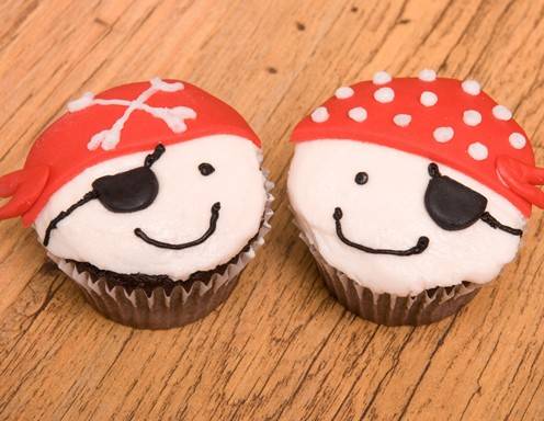 <p>Piraten ahoi! Cupcakes f&uuml;r Fasching oder Geburtstagsfeier.</p>