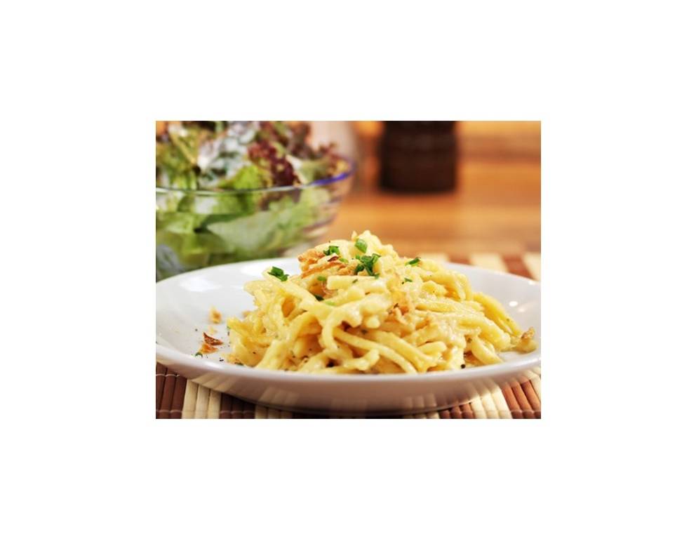 Spätzle mit Speck und Käs' Spätzle mit Speck und Käs'