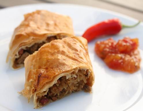 Scharfer Krautstrudel Rezept