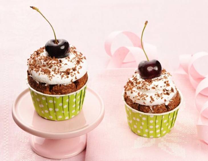 Schwarzwälderkirsch Cupcakes Schwarzwälderkirsch Cupcakes
