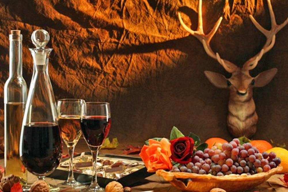 Wein und Wild Wein und Wild