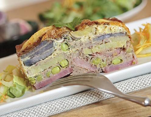 Buntes Erdäpfelgratin Rezept
