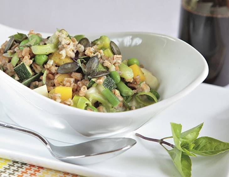 Grünes Dinkelrisotto Grünes Dinkelrisotto