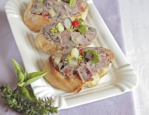 Käferbohnen-Erdäpfel-Aufstrich Rezept