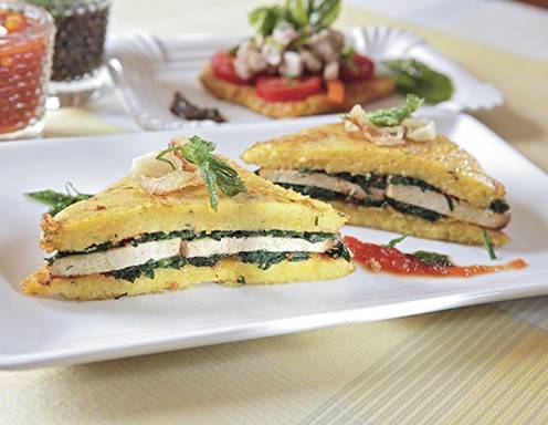 Polentasandwhich Rezept