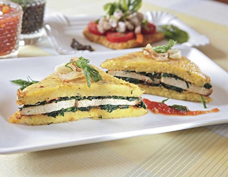 Polenta Sandwich Polenta Sandwich