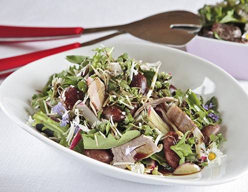 Wildkräutersalat Rezept
