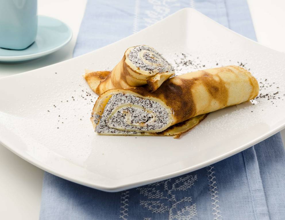 Palatschinken mit Mohnfülle Palatschinken mit Mohnfülle