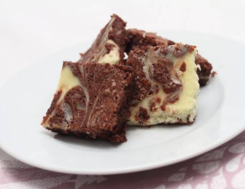 Marmorierte Brownies Rezept - ichkoche.at Marmorierte Brownies Rezept - ichkoche.at