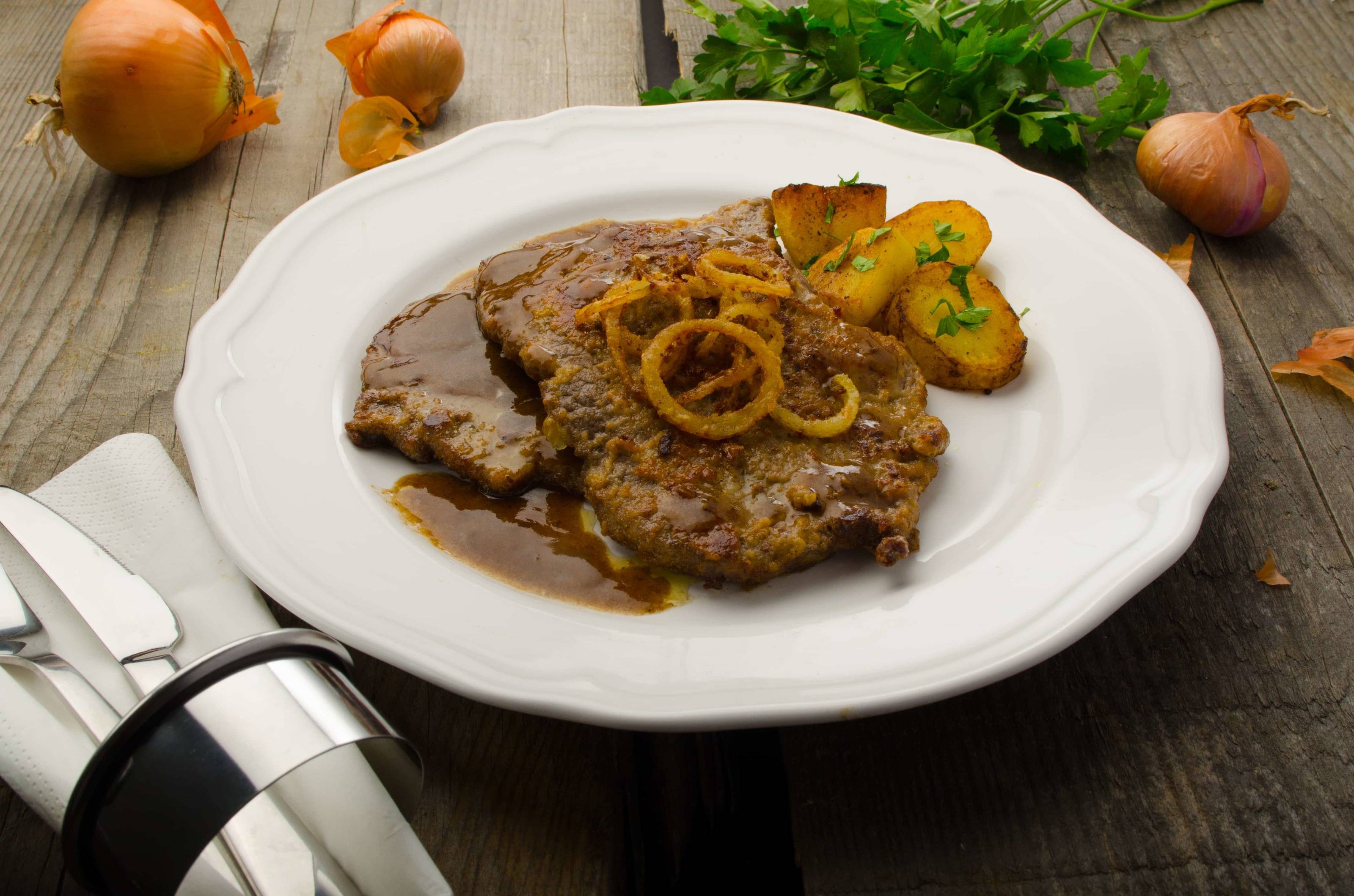 Zwiebelrostbraten Rezept