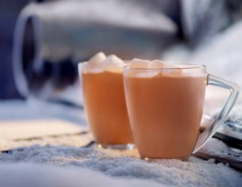 Heiße Schokolade mit Marshmallows Rezept