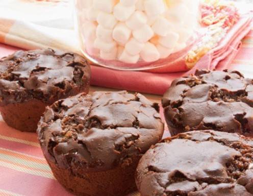 Marshmallow Schokomuffins Rezept