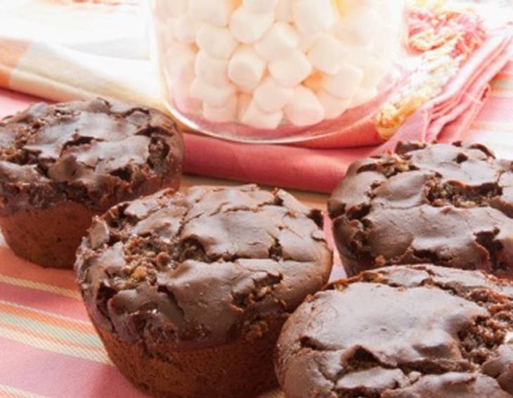 Marshmallow Schokomuffins Marshmallow Schokomuffins