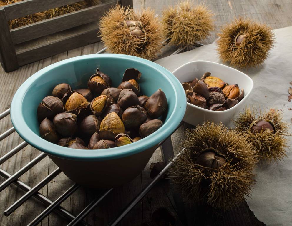 Maroni im Backrohr Maroni im Backrohr