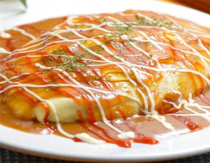 Gebratener Reis mit Omelette Gebratener Reis mit Omelette