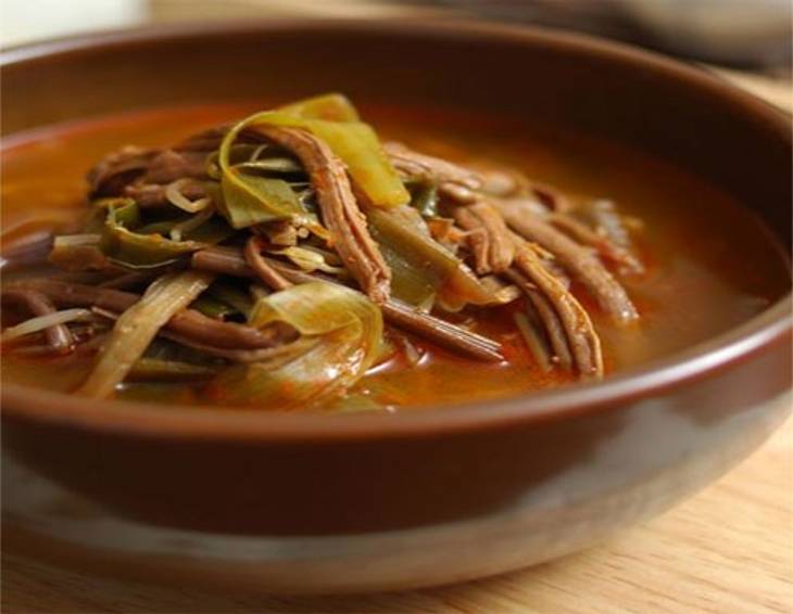 Scharfe Rindfleischsuppe Scharfe Rindfleischsuppe