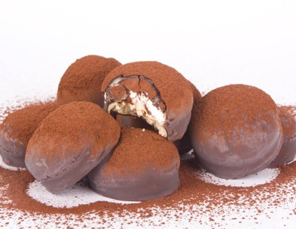 Marshmallows mit Schokoglasur Marshmallows mit Schokoglasur