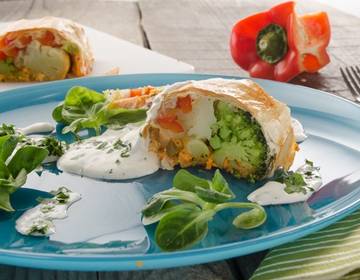 Pikante Blätterteig-Strudel