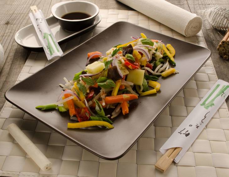 Wok-Gemüse mit Tofu Wok-Gemüse mit Tofu