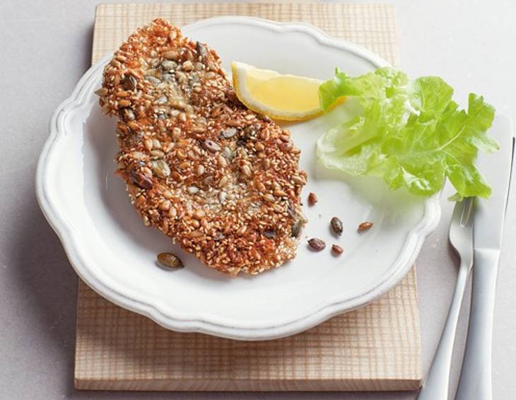 Hendlbrustfilet mit Nusspanade Hendlbrustfilet mit Nusspanade