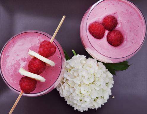 Himbeer-Bananen-Shake Rezept