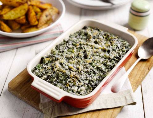 Spinatgratin Rezept