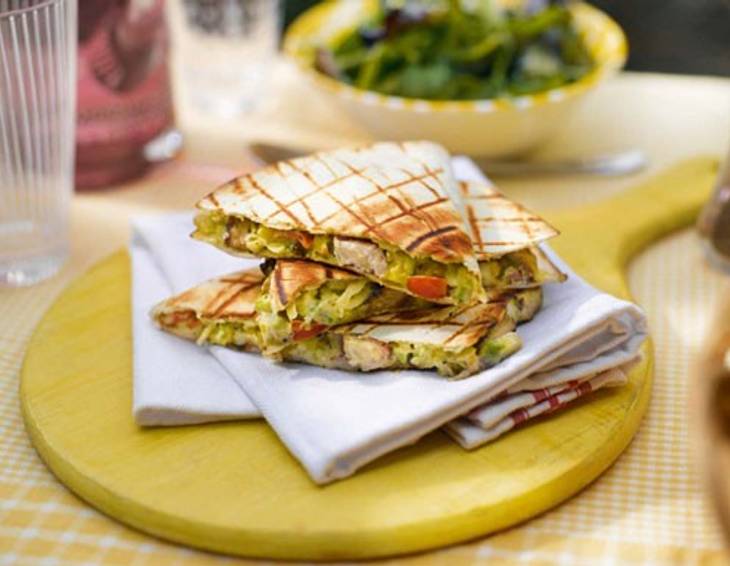 Huhn-Avocado-Quesadilla Huhn-Avocado-Quesadilla
